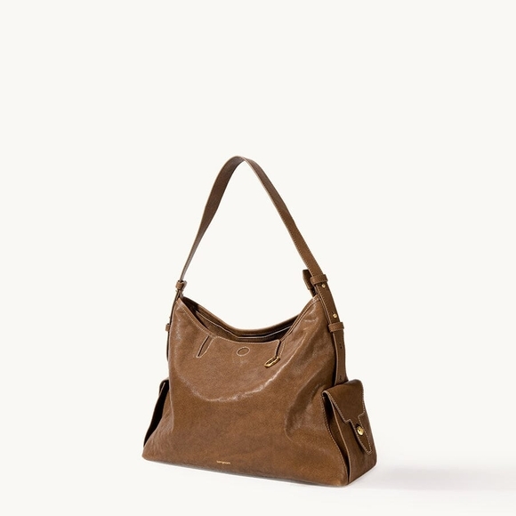 Songmont Yore Hobo Bag in Small (Color: Sandal) - Picture 1 of 16